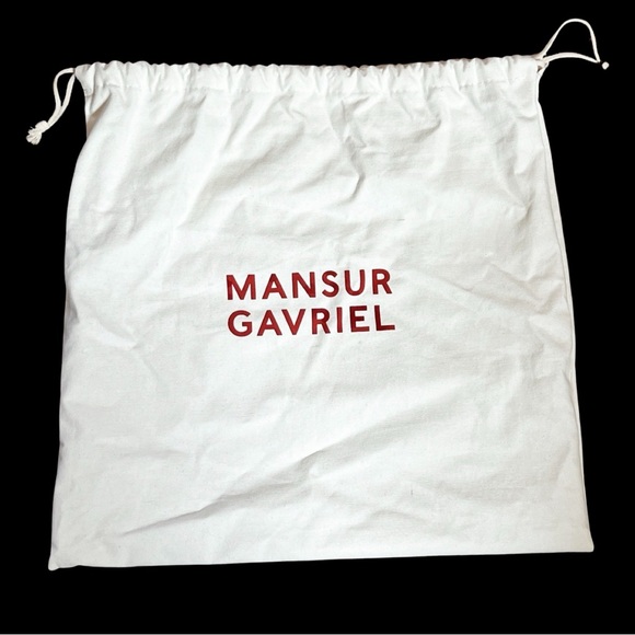 Pre-owned Notte Shoulder Bag Mansur Gavriel Black/Flamma Leather Clutch - Picture 15 of 17